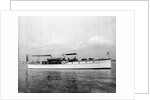 The Side View of a Steam Yacht by Anonymous