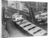 Cargo Ship in Canal by Anonymous