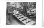 Cargo Ship in Canal by Anonymous