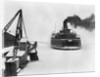 Philadelphia Ferry on Frozen Baltimore Harbor by Anonymous