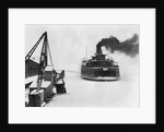 Philadelphia Ferry on Frozen Baltimore Harbor by Anonymous