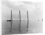 Partially Sunk Sailboat by Anonymous