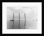 Partially Sunk Sailboat by Anonymous
