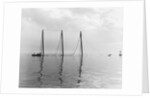 Partially Sunk Sailboat by Anonymous