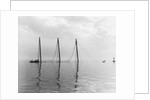 Partially Sunk Sailboat by Anonymous