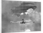 Navy Jet Photographing Hurricane Phenomena by Anonymous