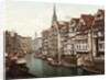 Boats and Residences Lining Waterway by Anonymous