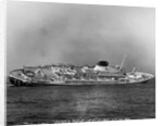 Andrea Doria Listing to Starboard by Anonymous