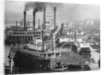 Paddleboats at Vicksburg Wharf by Anonymous