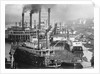 Paddleboats at Vicksburg Wharf by Anonymous
