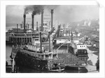 Paddleboats at Vicksburg Wharf by Anonymous