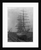 Square-Rigged Ship Erskine M. Phelps in Dry Dock by Anonymous