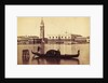 Two Men Riding in a Gondola by Anonymous