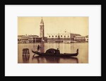 Two Men Riding in a Gondola by Anonymous