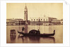 Two Men Riding in a Gondola by Anonymous