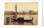 Two Men Riding in a Gondola by Anonymous