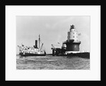 Steamboat Approaching a Lighthouse by Anonymous