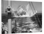 Depth Charge Exploding by Anonymous