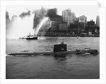 USS Nautilus in New York Harbor by Anonymous
