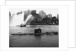 USS Nautilus in New York Harbor by Anonymous