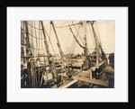Deck of Whaling Bark Kathleen by Anonymous