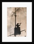 Lookout in Crow's Nest of US Subchaser by Anonymous