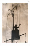 Lookout in Crow's Nest of US Subchaser by Anonymous