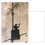 Lookout in Crow's Nest of US Subchaser by Anonymous