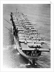 Planes on Deck of Aircraft Carrier USS Langley by Anonymous