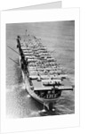 Planes on Deck of Aircraft Carrier USS Langley by Anonymous