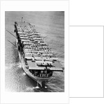 Planes on Deck of Aircraft Carrier USS Langley by Anonymous