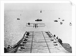 Ely Landing on Deck of USS Pennsylvania by Anonymous