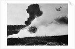 Airplane Shooting at a Tank by Anonymous