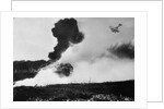 Airplane Shooting at a Tank by Anonymous