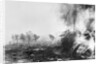 Tank Exploding into Flames by Anonymous