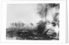 Tank Exploding into Flames by Anonymous