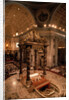 Interior of St Peter's Basilica by Anonymous