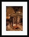 Interior of St Peter's Basilica by Anonymous