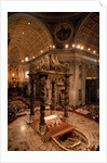 Interior of St Peter's Basilica by Anonymous