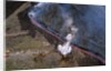 Firefighters Divert Lava Flow by Anonymous