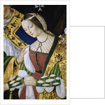 Detail of Fresco Painting of Frederick III's Betrothal to Eleonora of Portugal by Pinturicchio