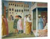 Detail of Healing of the Cripple and Raising of Tabitha by Masolino da Panicale