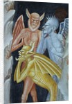 Detail of Demons from Militant Church and Triumphant Church by Andrea di Buonaiuto
