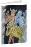 Detail of Demons from Militant Church and Triumphant Church by Andrea di Buonaiuto