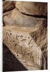 Detail of Heiroglyphics on a Colossi of Ramesses II at Sohag by Anonymous