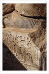 Detail of Heiroglyphics on a Colossi of Ramesses II at Sohag by Anonymous