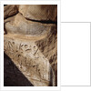 Detail of Heiroglyphics on a Colossi of Ramesses II at Sohag by Anonymous