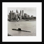 U.S.S. Nautilus Floating in New York Harbor by Anonymous