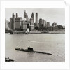 U.S.S. Nautilus Floating in New York Harbor by Anonymous