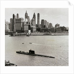 U.S.S. Nautilus Floating in New York Harbor by Anonymous